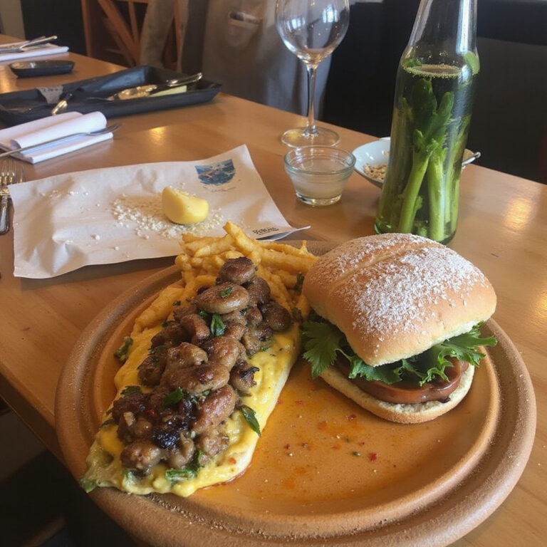 Gdzie zjeść w Ventspils - ulica z restauracjami nad Bałtykiem