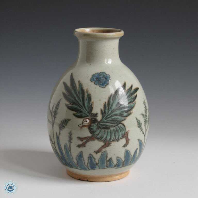 Ulica w Jingdezhen z warsztatami ceramicznymi i tradycyjnymi budynkami