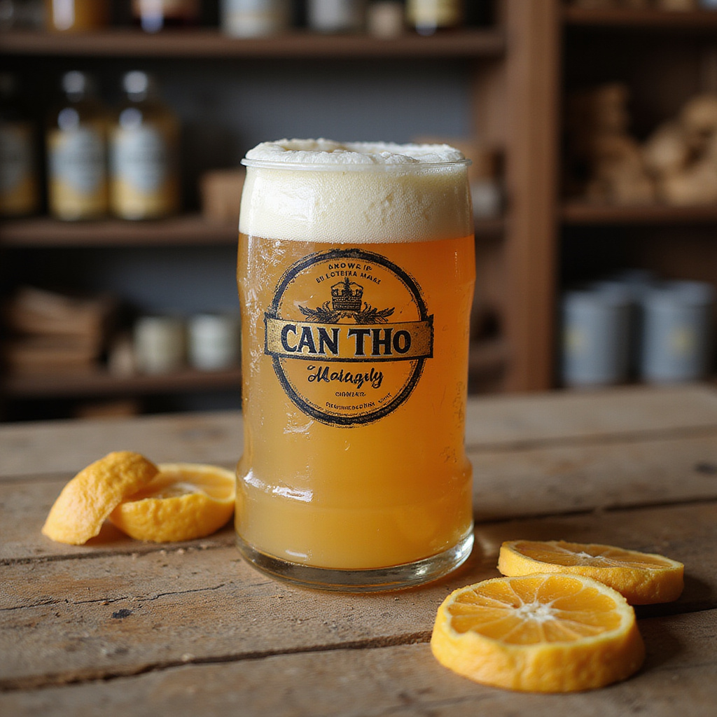 Uliczka w Can Tho z widokiem na warsztaty makaronu ryżowego