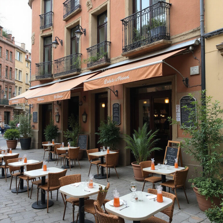 Wąska uliczka w Mdinie z restauracjami pokazująca gdzie zjeść w Mdinie, otoczone średniowiecznymi murami i balkonami