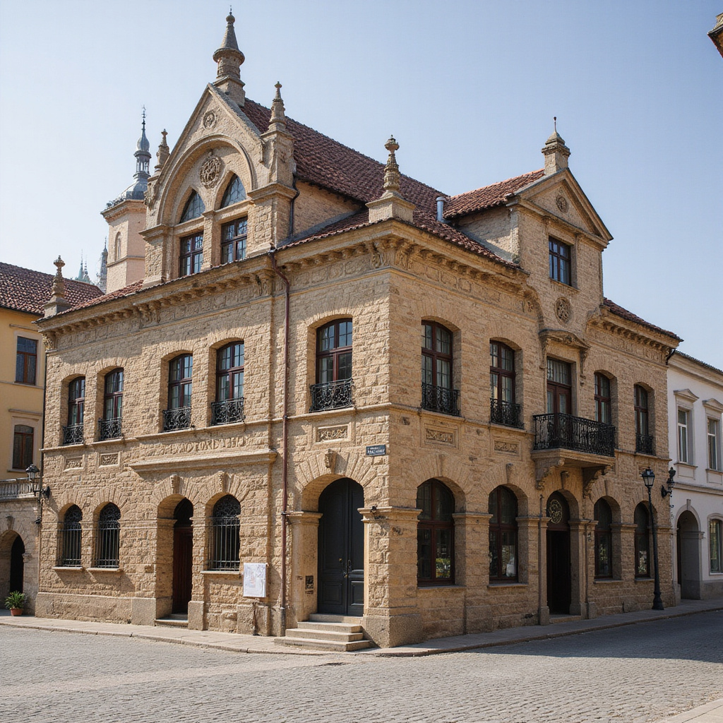 Wąskie uliczki starej Palmy z widokiem na wieże katedry, typowa hiszpańska architektura