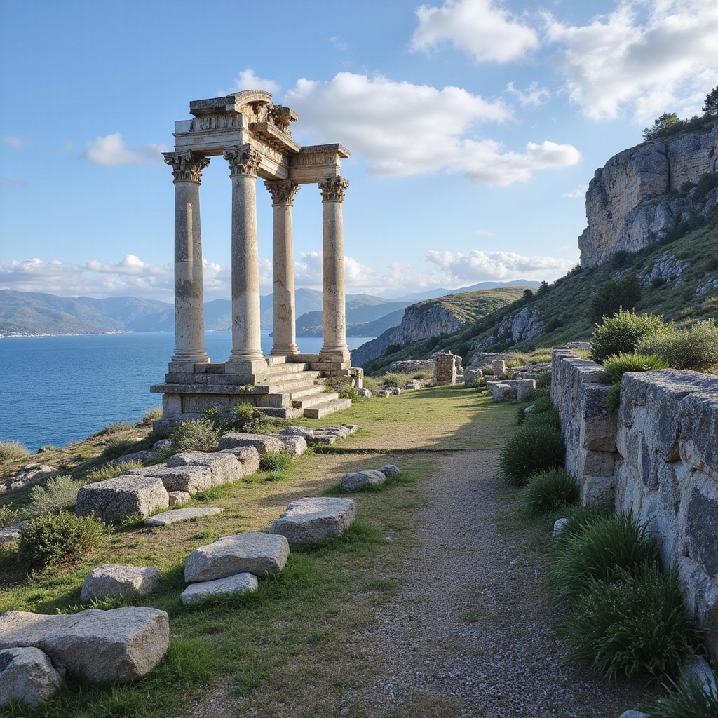 Brama Hadriana w Antalyi widziana od strony starego miasta z tłumem turystów