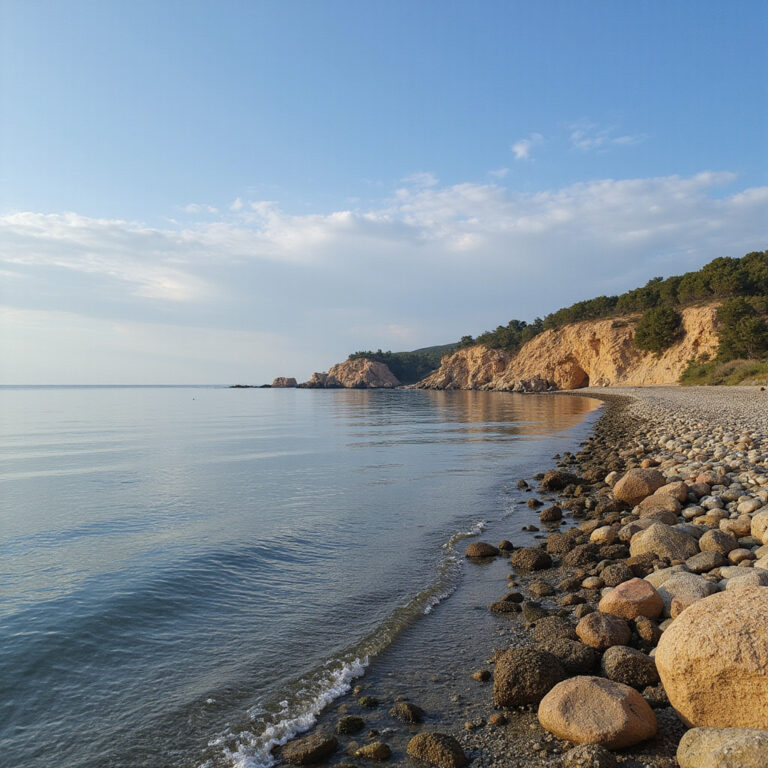 Katedra La Seu w Palma de Mallorca o zachodzie słońca, gotycka fasada oświetlona złotym światłem