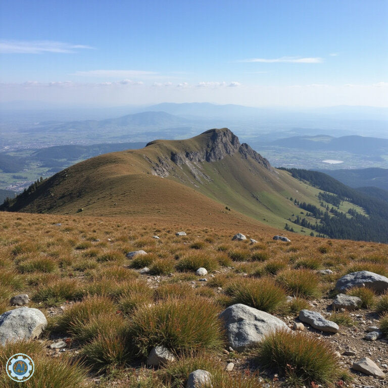 Widok na Menengai Crater z krawędzi, gdzie słońce zachodzi nad Wielkim Rowem Afrykańskim