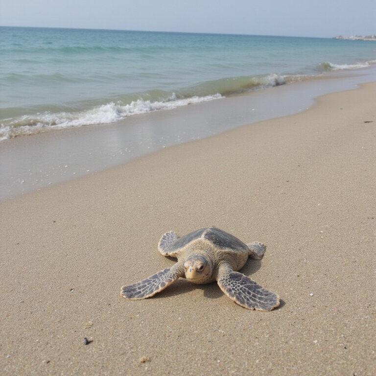 Żółwie Caretta Caretta na plaży Calis w naturalnym środowisku