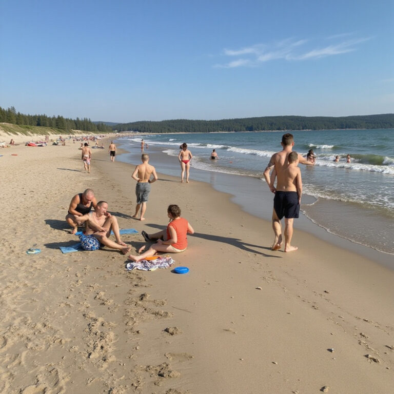 Rodzina zwiedzająca Zamek Cēsis – idealne miejsce na weekend z dziećmi