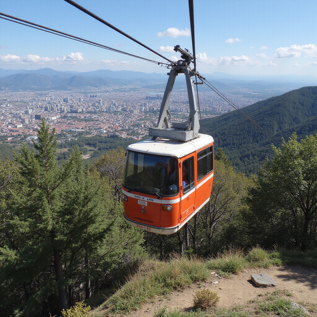 Elevador da Bica - kolorowy tramwaj sunący po stromych ulicach Lizbony