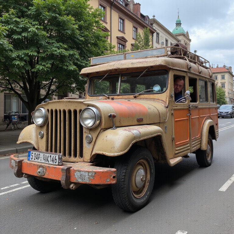 Kolorowy jeepney w Manili z ręcznie malowanymi wzorami