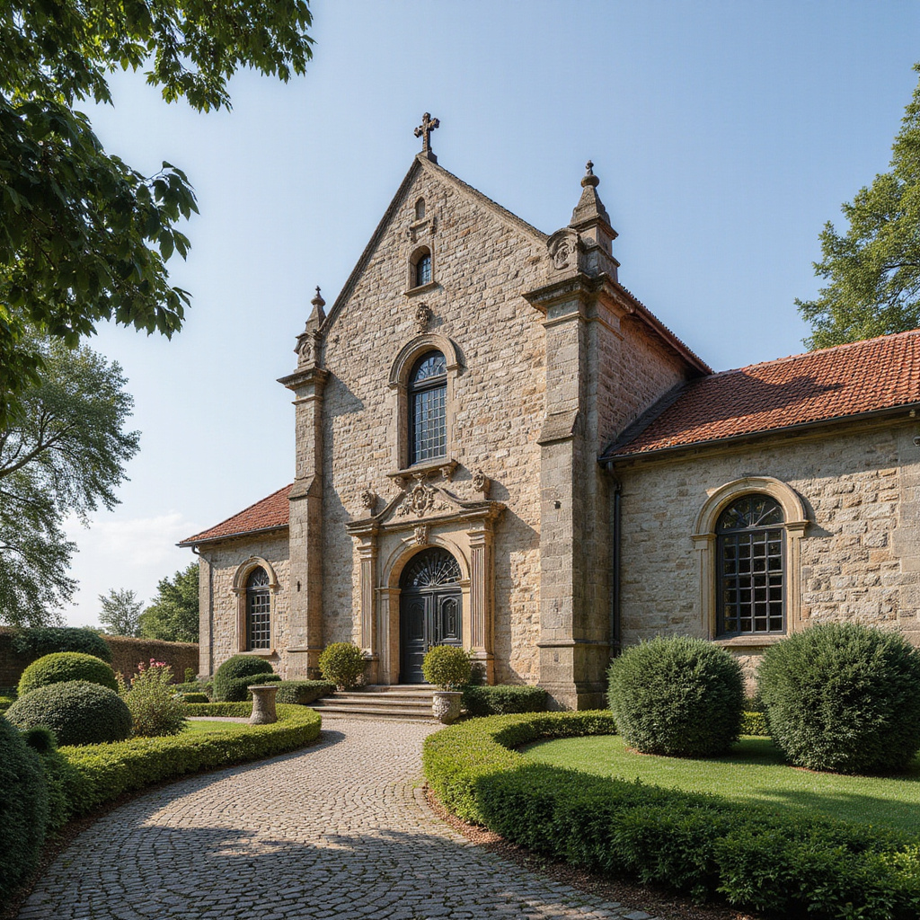 Zimowy widok na schody Bom Jesus w Bradze, portugalska architektura barokowa