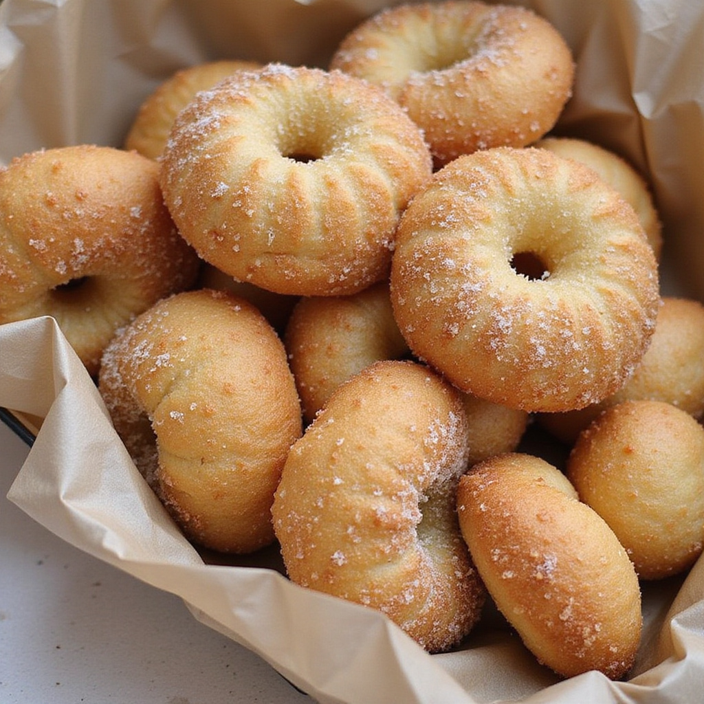 Pączki z Seattle - stolik w cukierni General Porpoon's z różnymi smakami