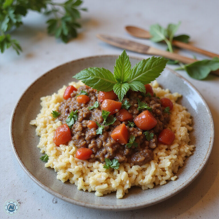 Czarne risotto serwowane na tarasie z widokiem na morze