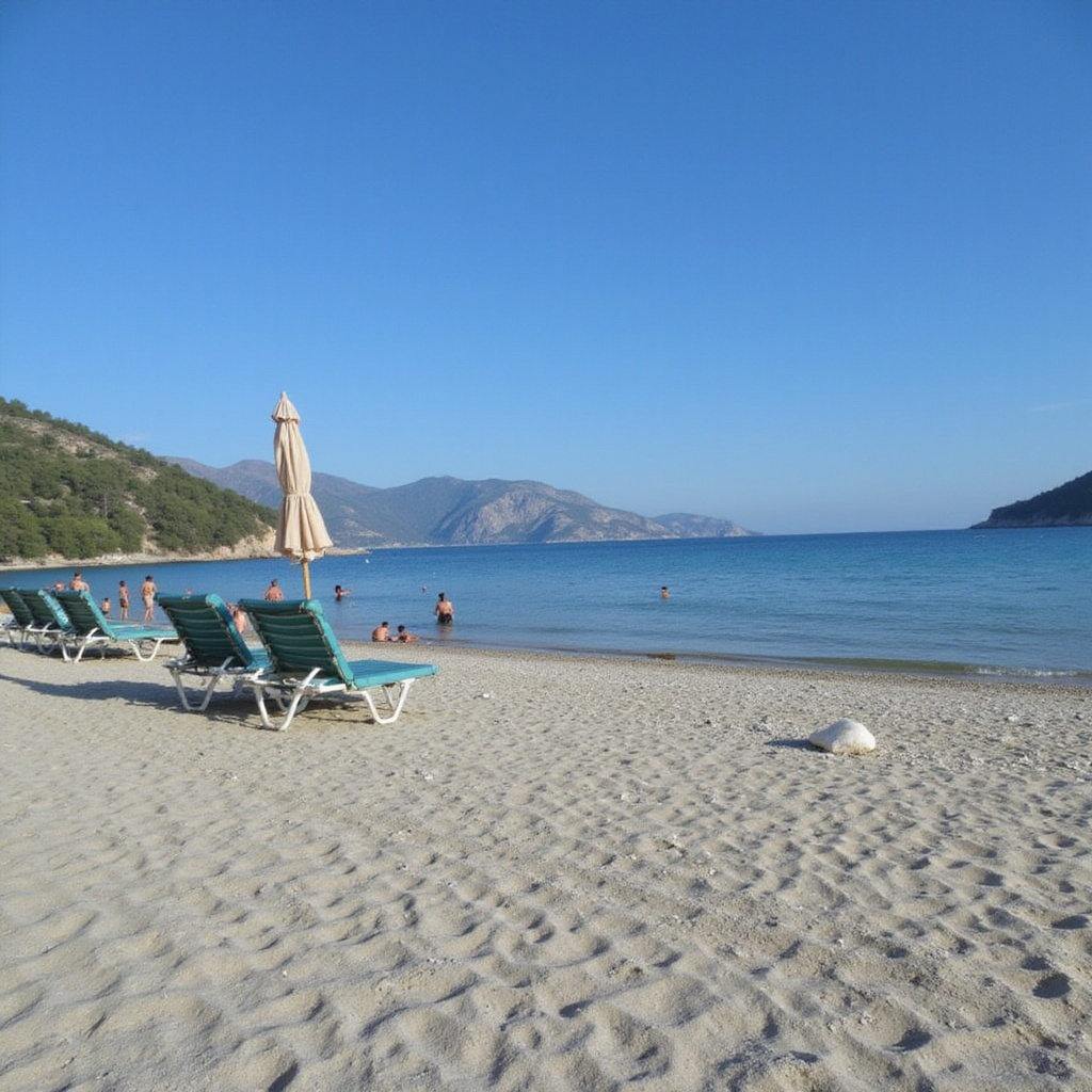 Stoisko rybne na targu w Marmaris z sezonowymi owocami morza