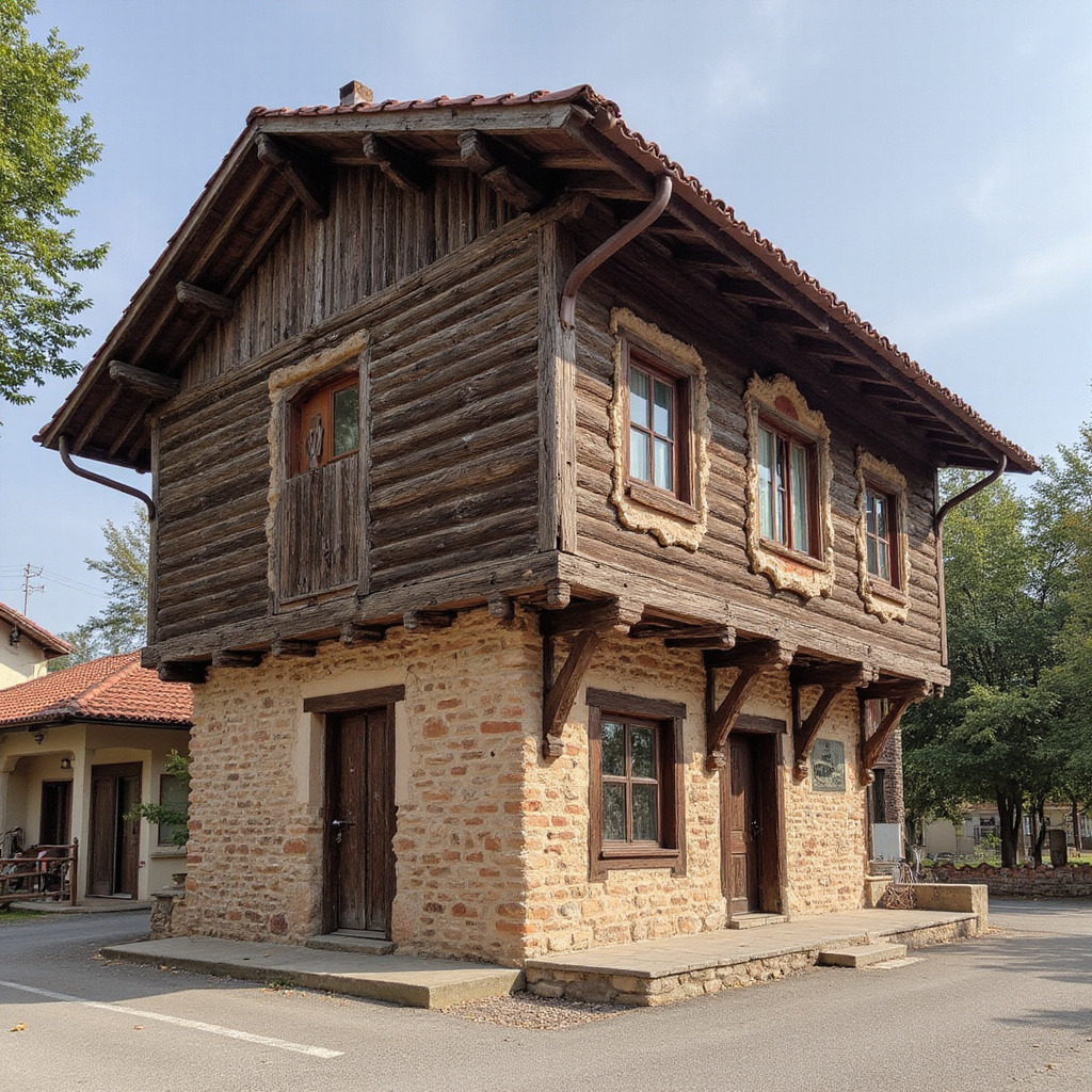 Tradycyjne drewniane machiya w Naramachi z charakterystycznymi detalami architektonicznymi