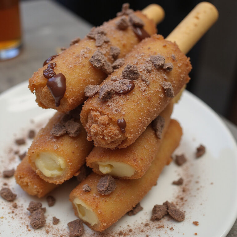 Churros con chocolate w tradycyjnej churrerii w Maladze, słodka przekąska