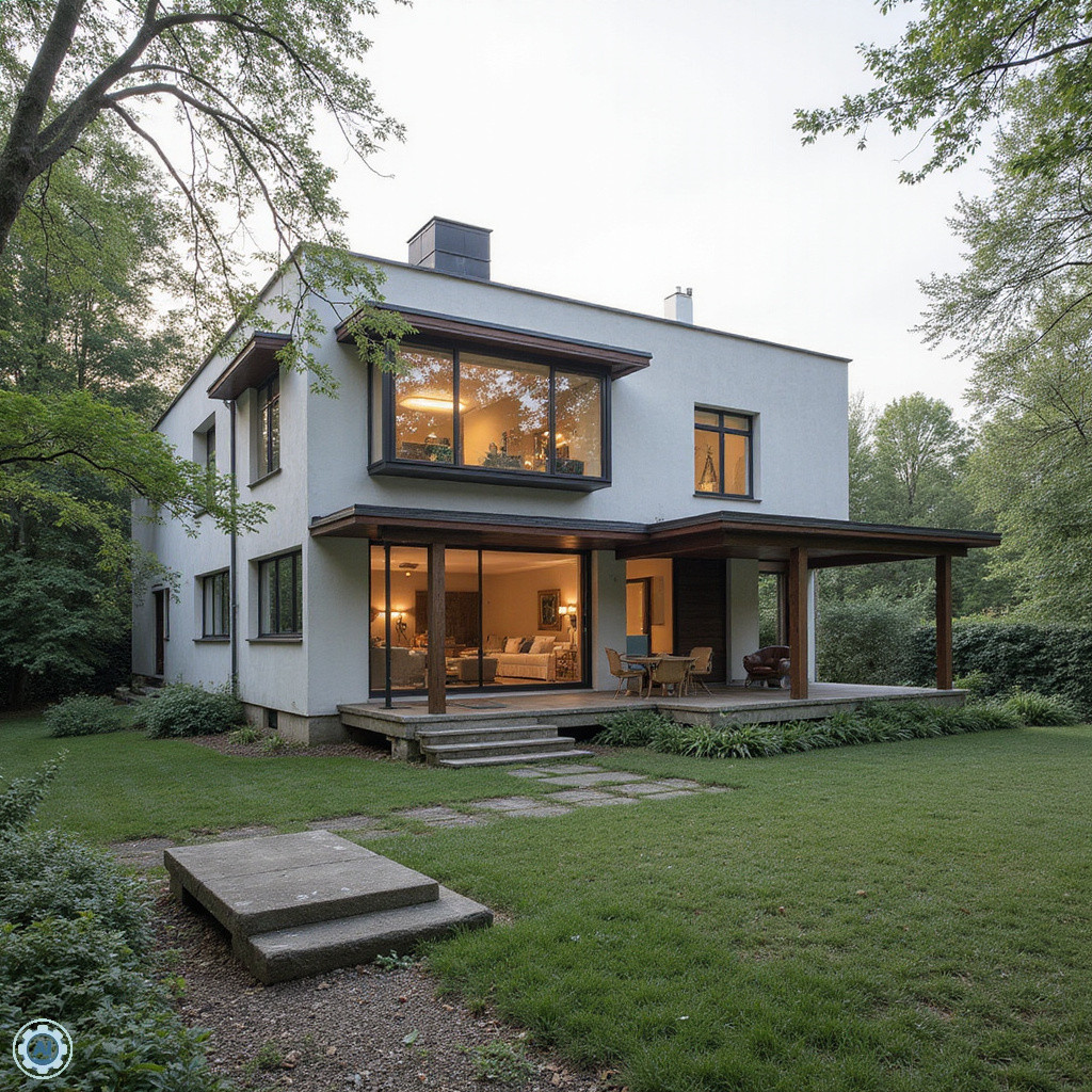 Villa Wagner w Pilźnie – modernistyczna perła architektury Adolfa Loosa z charakterystycznymi pionowymi oknami