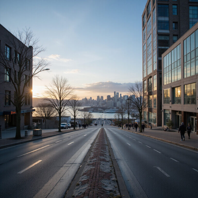 Atrakcje Seattle z widokiem na wieżowce i port w centrum miasta