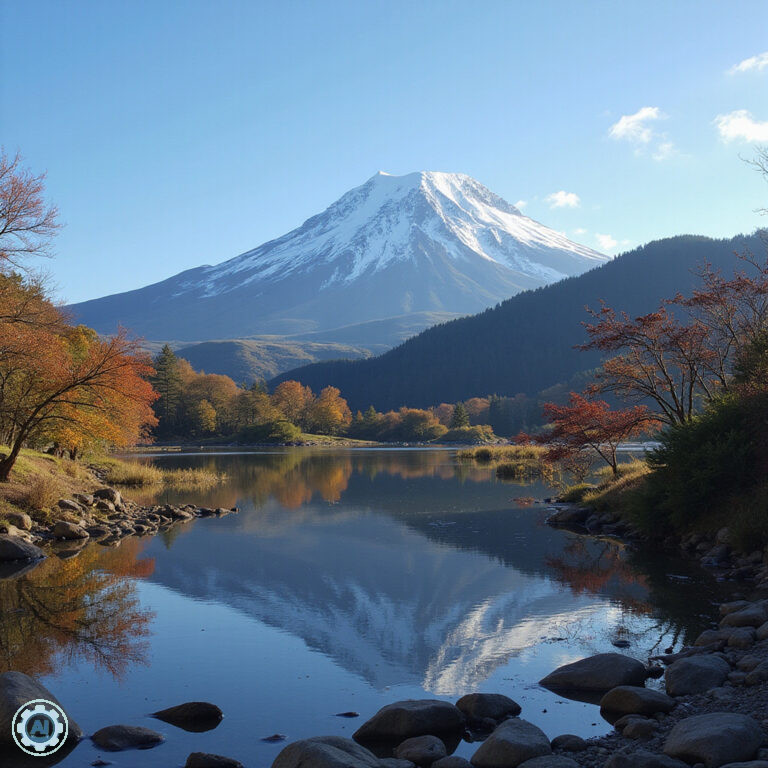 Widok na górę Fuji z jeziora Ashi w Hakone – idealna fotografia podróżnicza