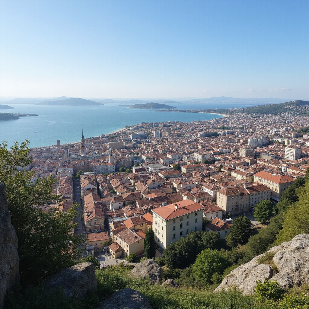 Panorama Stambułu z mostem Galata - miasto gdzie Europa spotyka Azję
