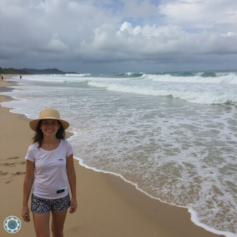 Playa Encuentro w Cabarete - idealne fale dla surferów, błękitne morze i złoty piasek