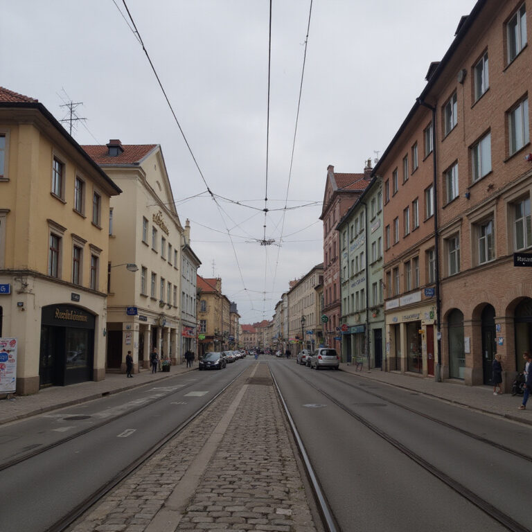 Pociąg RegioJet na trasie Praga-Pilzno z widokiem na malownicze wzgórza