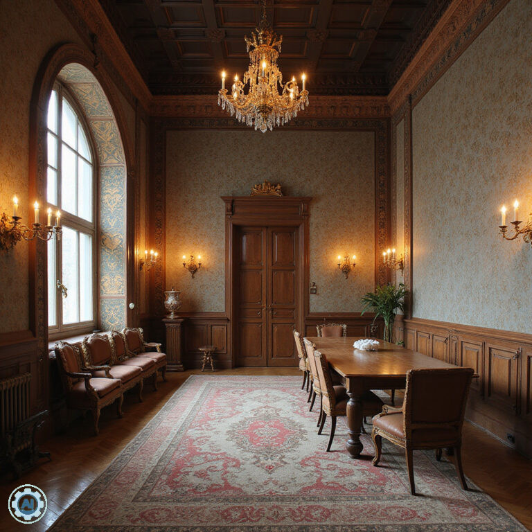 Sala Senatorska o zmierzchu w Zamku Królewskim, historia i architektura