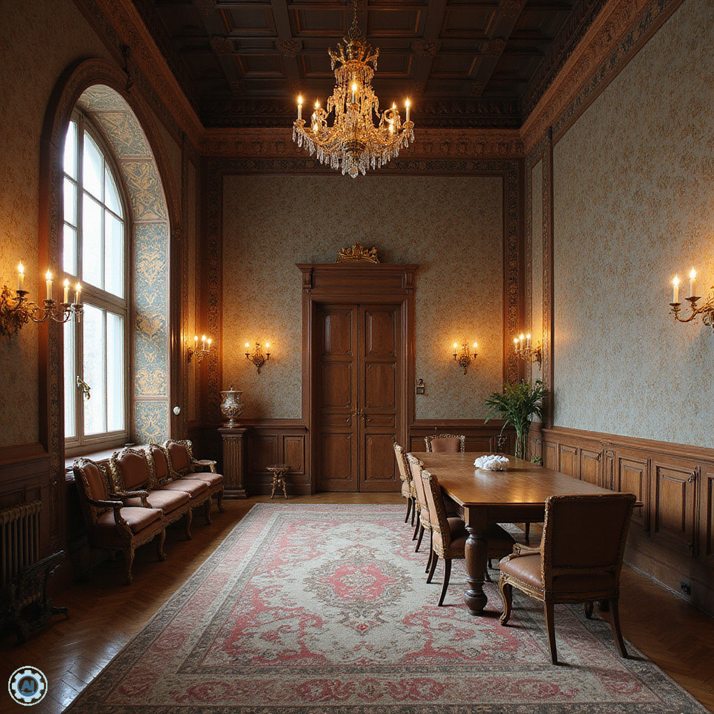 Sala Senatorska o zmierzchu w Zamku Królewskim, historia i architektura