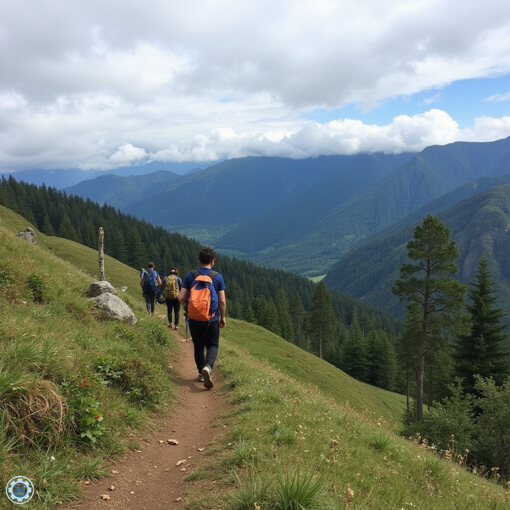 Trekking w Sapa - samotna wędrowczyni na tle tarasów ryżowych