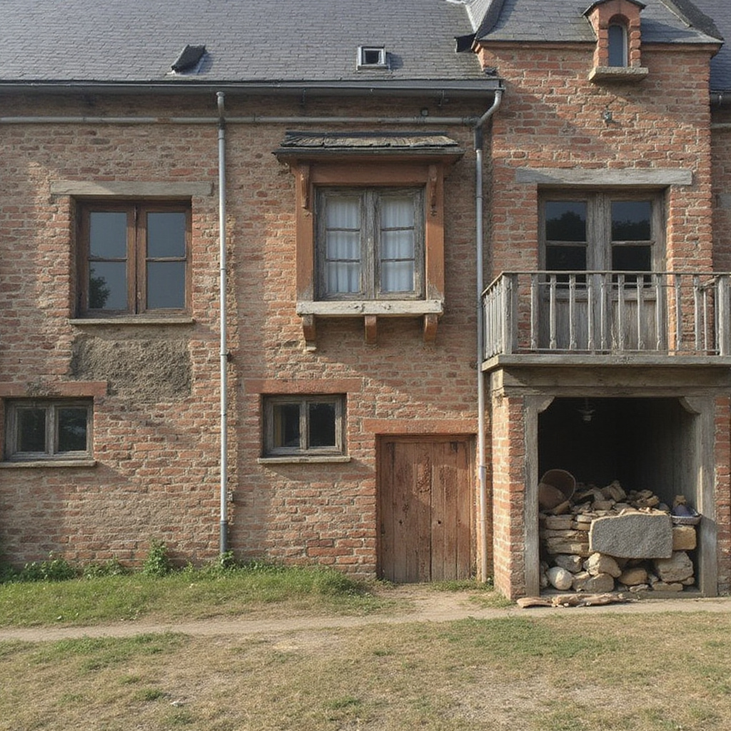 Ulica w Reims prowadząca do Muzeum Kapitulacji z zabytkowymi budynkami