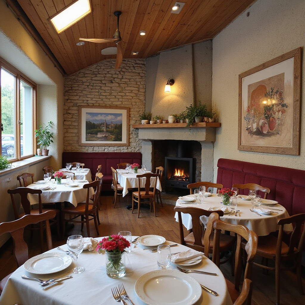 Uliczka w Turynie prowadząca do tradycyjnej restauracji