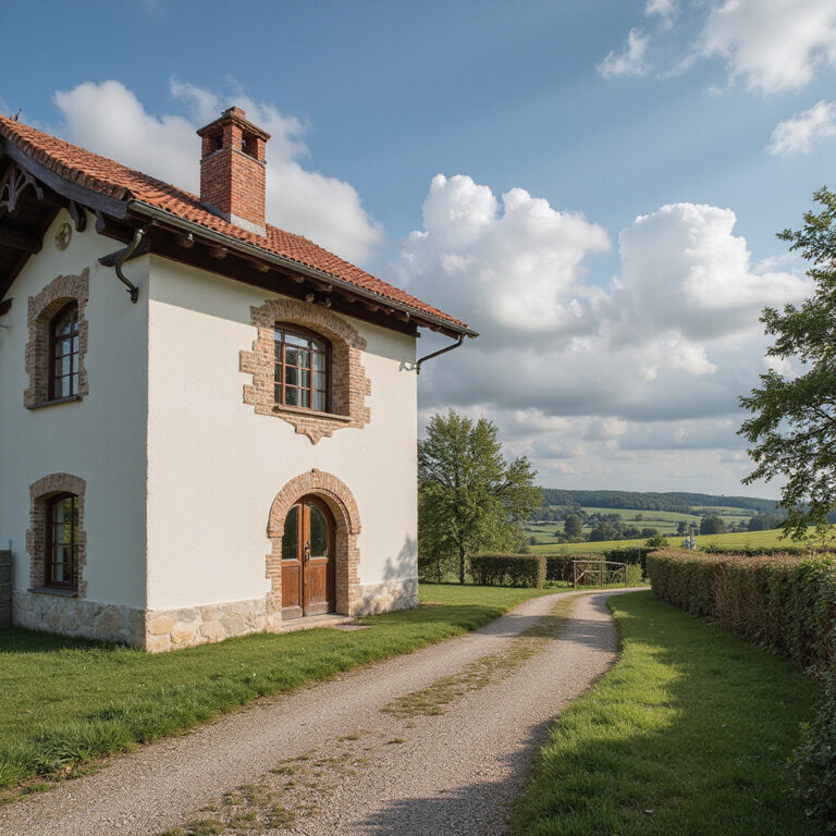 Fortica na Hvarze widziana z ulicy wśród kamiennych domów