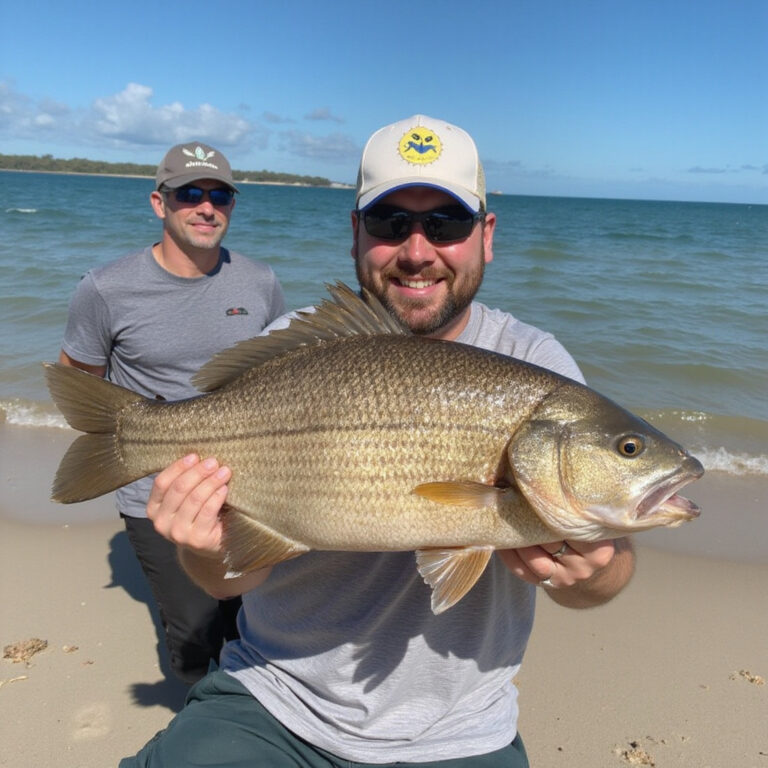 Grillowane barramundi na targu Mindil Beach - sezonowe danie Darwin