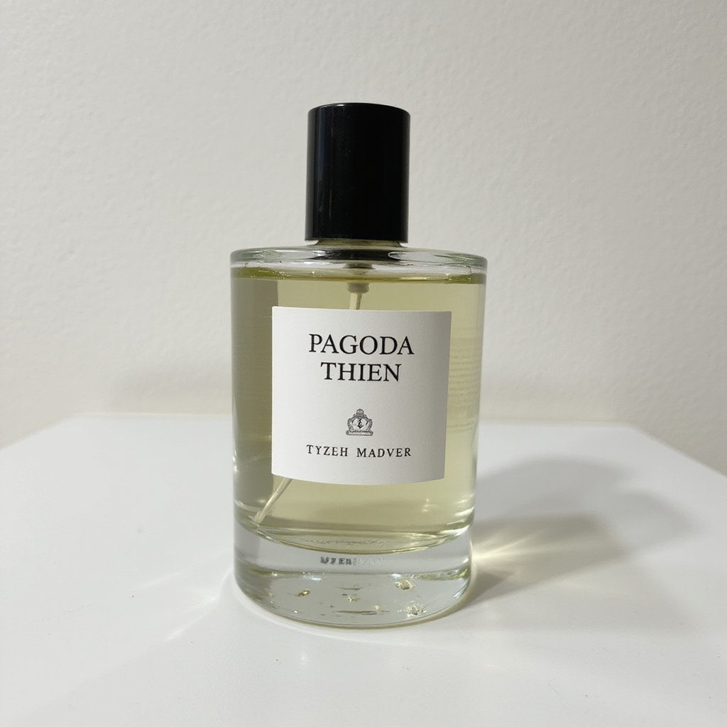 Pagoda Thien Mu nad Rzeką Perfumową o zachodzie słońca