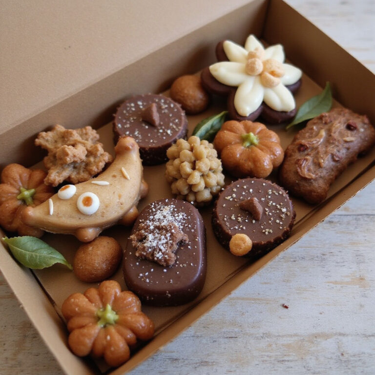 Ręcznie dekorowane praliny Haigh's Chocolates w Adelaide, tradycyjne słodycze