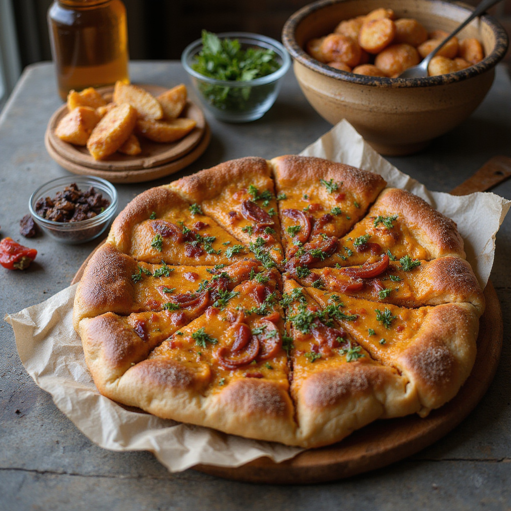 Bazar Kemeraltı kulinarne skarby na tle kolorowych straganów z przyprawami i suszonymi owocami