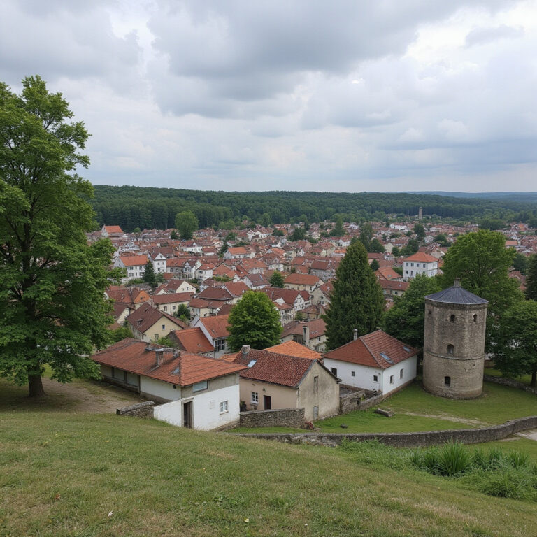 Ulica w cieniu murów, gdzie leży cesarskie miasto Hue