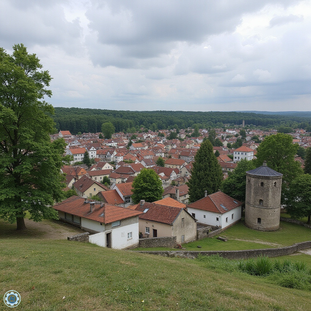 Ulica w cieniu murów, gdzie leży cesarskie miasto Hue