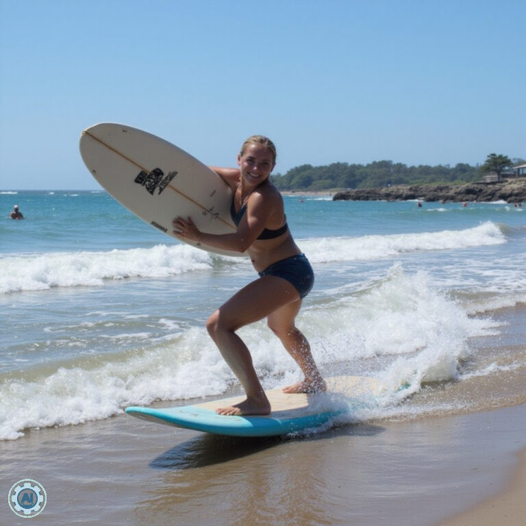 Uliczka w Sayulita z wypożyczalniami desek, gdzie zaczyna się surfing w Sayulita