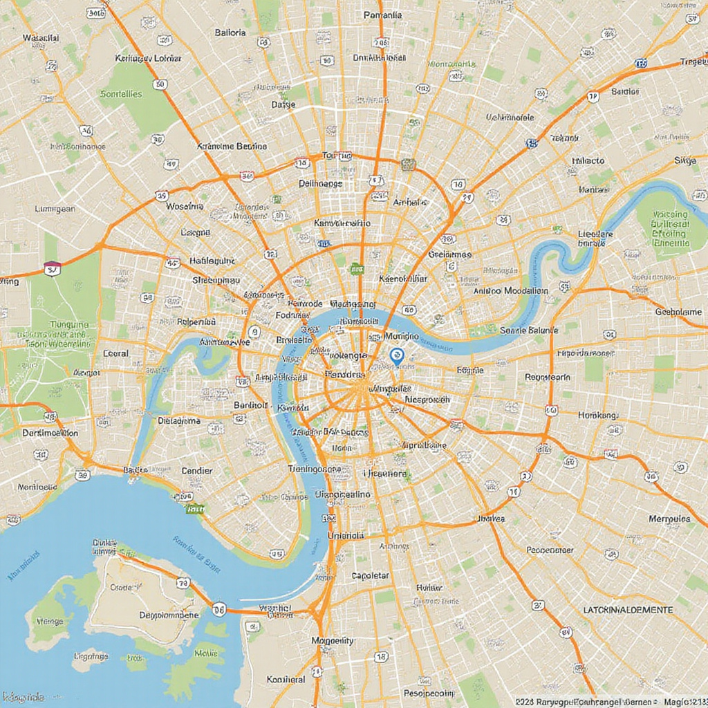 Wąskie uliczki Barcelony na mapie offline Maps.me Barcelona, gdzie kamienne kamienice tworzą labirynt pełen ukrytych knajpek