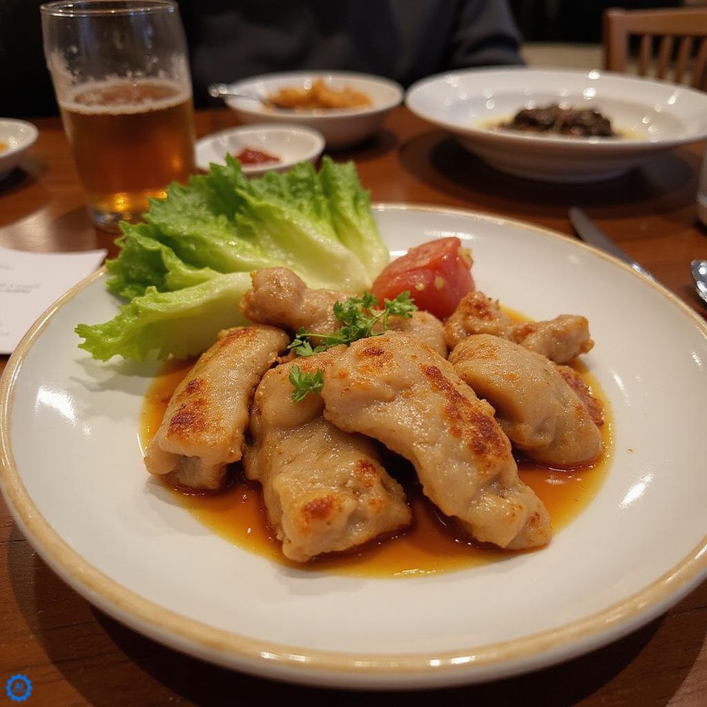 Poranny targ w chińskiej dzielnicy Kobe z parującymi koszykami dim sum i lokalnymi kupcami
