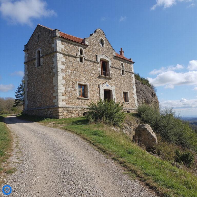 Rzymskie ruiny Alto da Cividade na wzgórzu w Portugalii