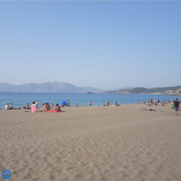 Sezonowe smaki Cypru – talerz z grillowaną ośmiornicą i cytryną na plaży