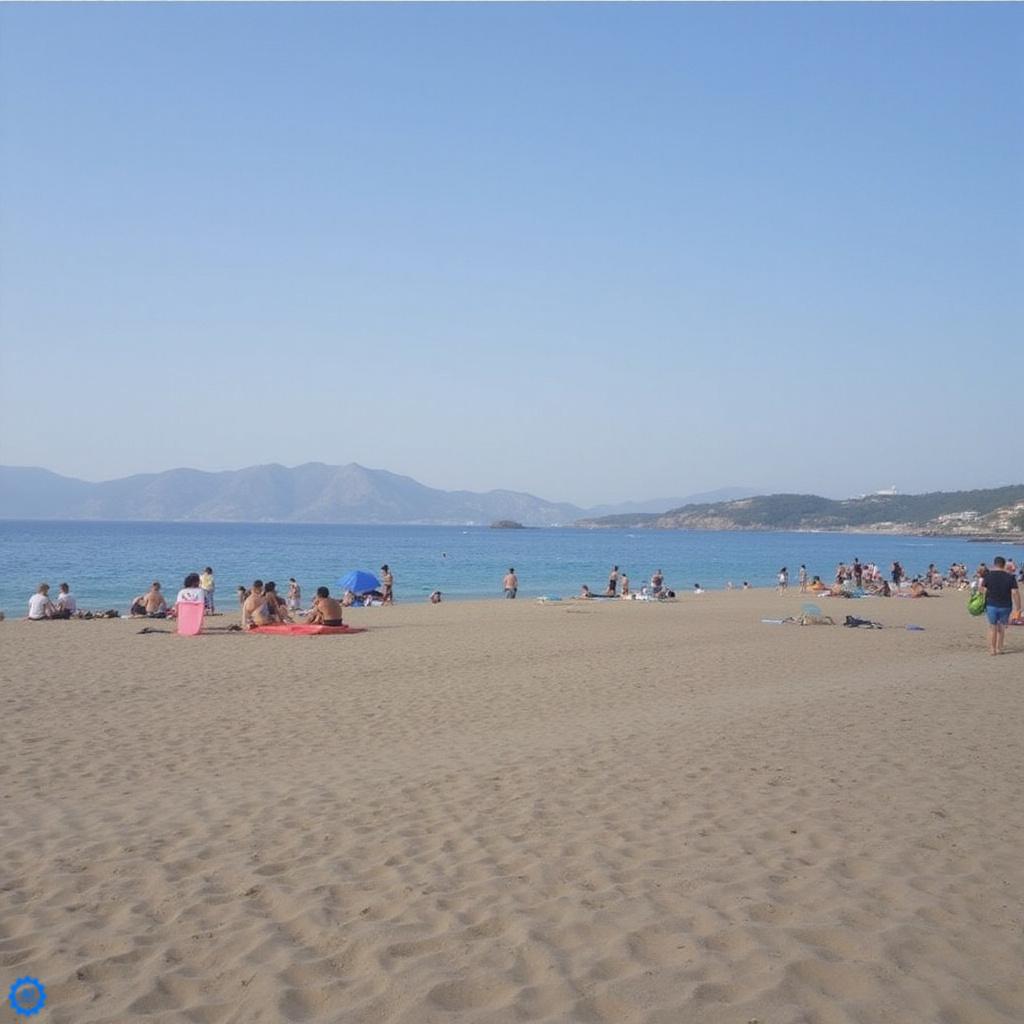 Sezonowe smaki Cypru – talerz z grillowaną ośmiornicą i cytryną na plaży