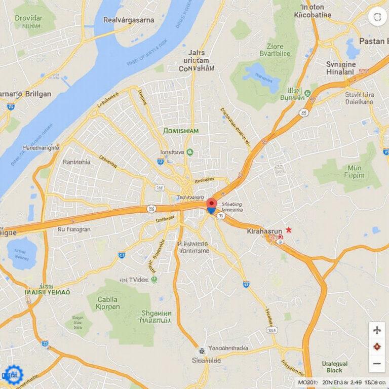 Kulinarna mapa Wrocławia na ulicy w okolicach Rynku z kawiarniami