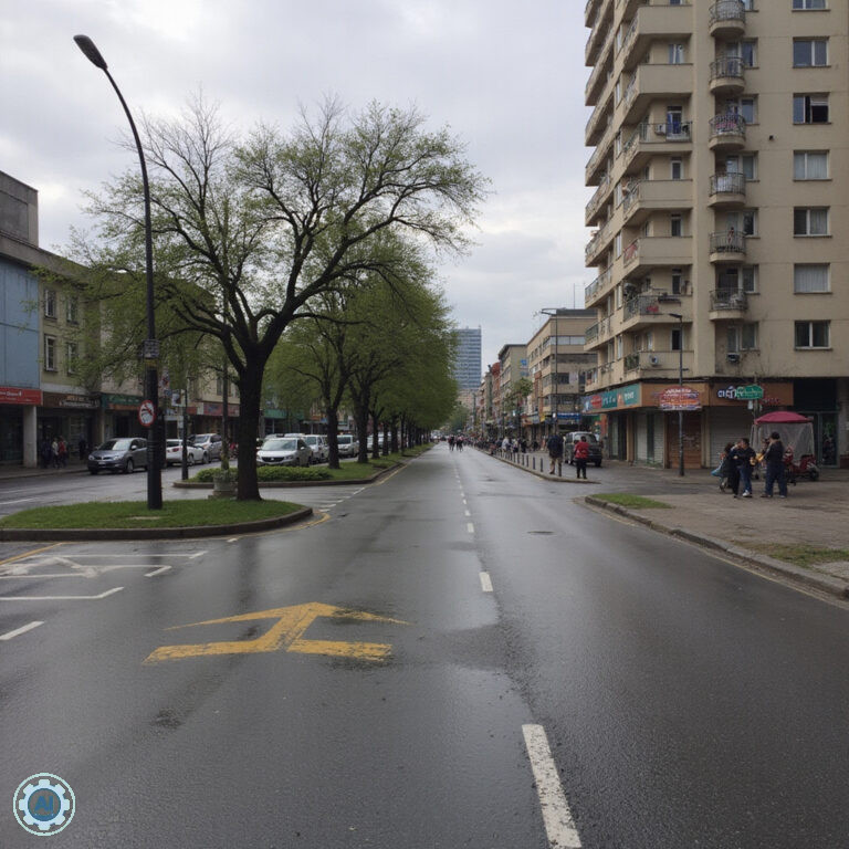 Widok na zielony skwer w mieście pokazujący atrakcje Davao City